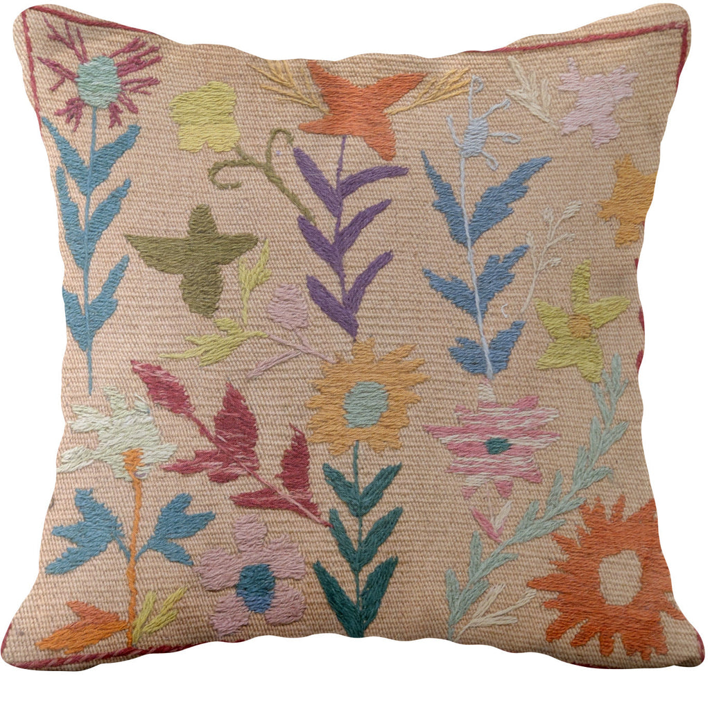 Suzani Hand Embroidered Cushion Cover - 45 x 45 cm