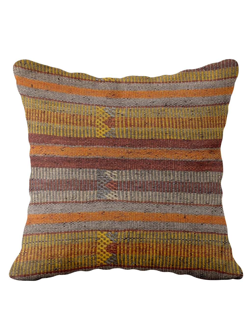Turkish Kilim Vintage Cushion Cover - 40 x 40 cm