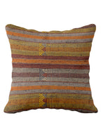 Turkish Kilim Vintage Cushion Cover - 40 x 40 cm