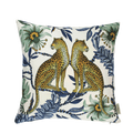 Ardmore -  Lovebird Leopards Tanzanite Cushion Cover