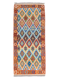 Maimana Afghanistan Kilim Rug - 201 x 89 cm
