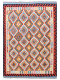 Maimana Afghanistan Kilim Rug - 196 x 152 cm