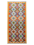 Maimana Afghanistan Kilim Rug - 302 x 81 cm