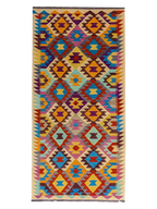 Maimana Afghanistan Kilim Rug - 290 x 79 cm