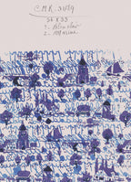No.057 - Nordic Blues - Vintage Archive Poster Prints