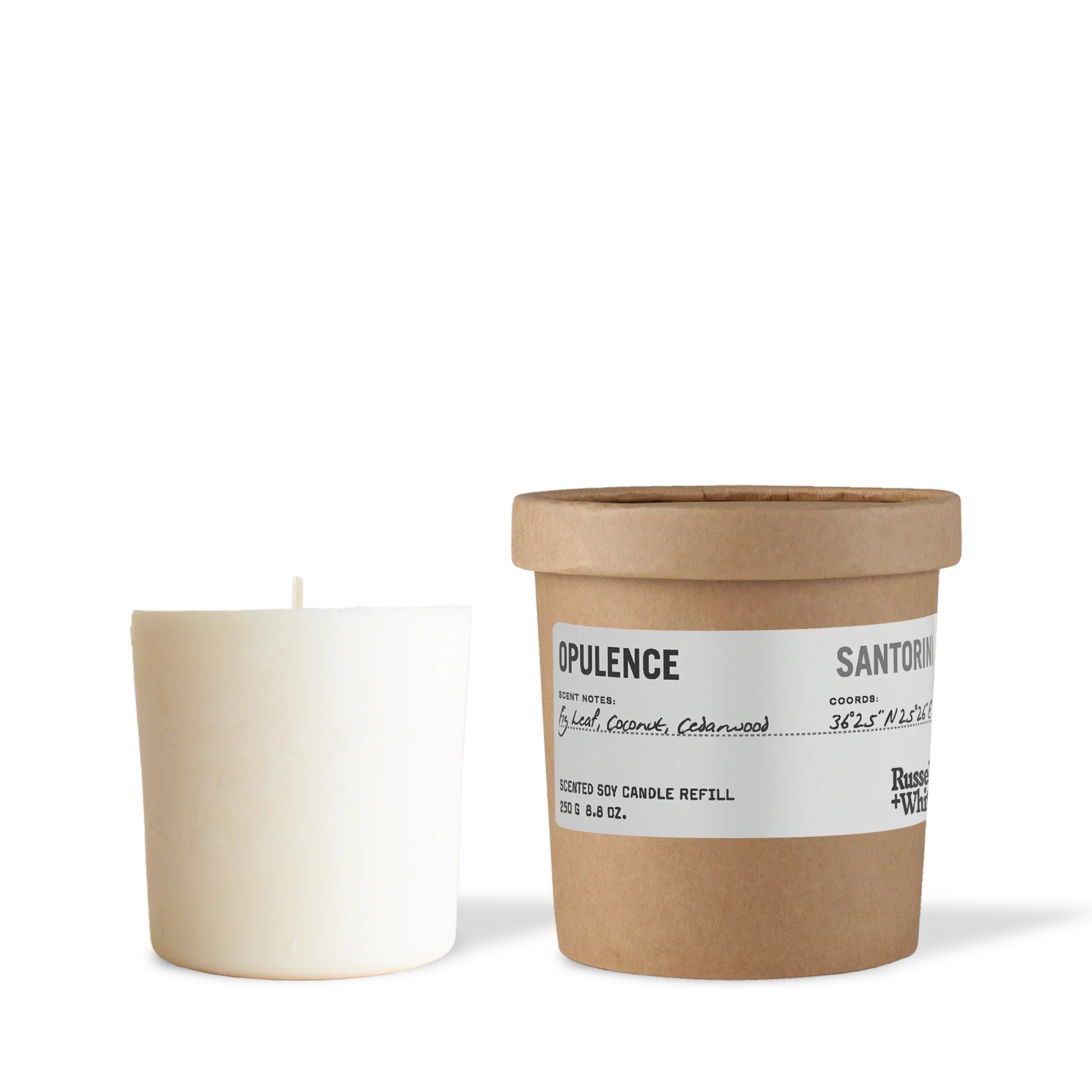 Opulence 250g Scented Soy Candle Refill