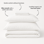 Bed Sheet Set (Organic Cotton Satin)