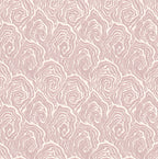 Oysters - in Venus Pink - Wallpaper