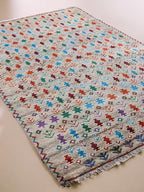 Tangerine Hand Knotted Rug - 278 x 199 cm
