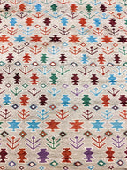 Tangerine Hand Knotted Rug - 278 x 199 cm