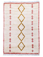 Fantasy Hand Knotted Rug - 186 x 129 cm
