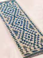 Maimana Afghanistan Kilim Rug - 147 x 51 cm