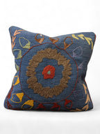 Suzani Hand Embroidered Cushion Cover - 45 x 45 cm
