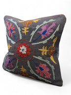 Suzani Hand Embroidered Cushion Cover - 45 x 45 cm