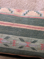 Turkish Kilim Vintage Cushion Cover - 59 x 40 cm