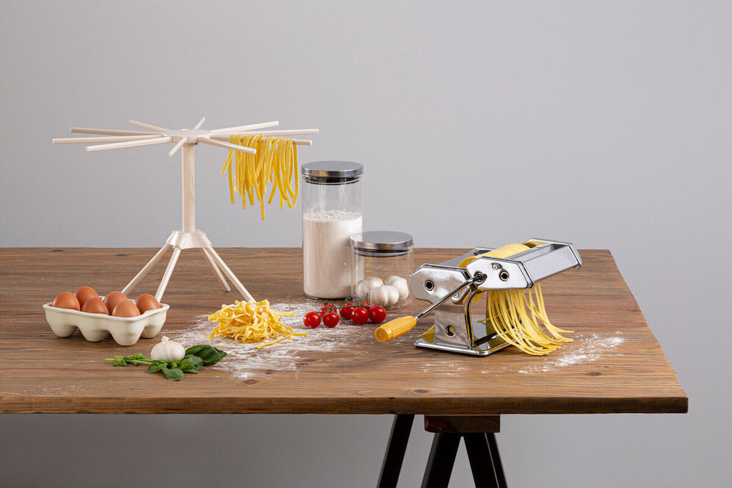 Chrome Multi Pasta Maker and Dryer Set | From Scratch
