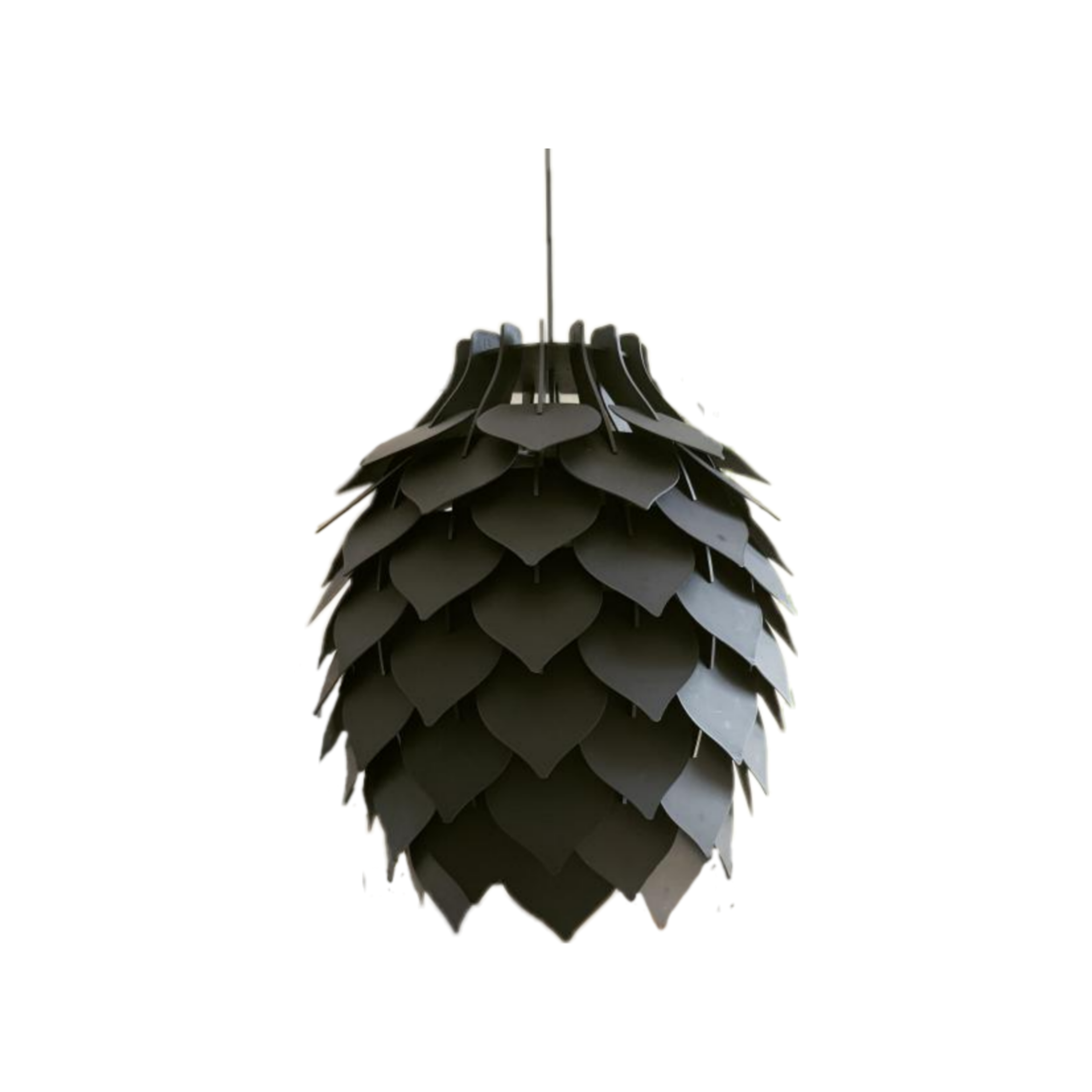 Protea Satin Black Pendant L