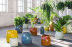 Orange Tabor Pot