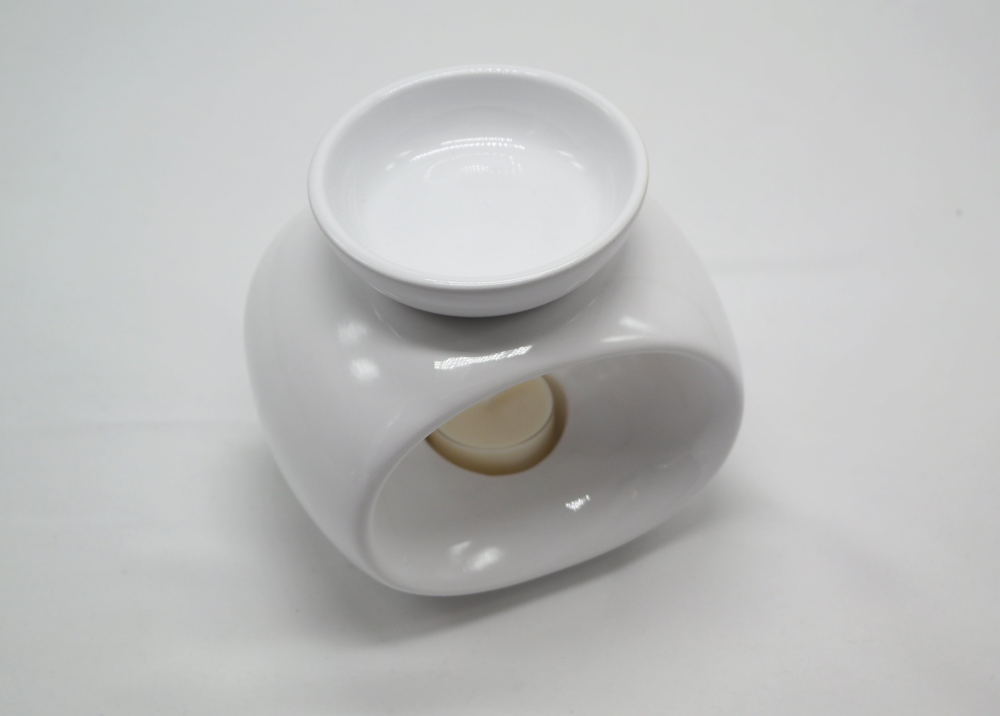 Rome Ceramic Tea Light Wax Burner/Melter