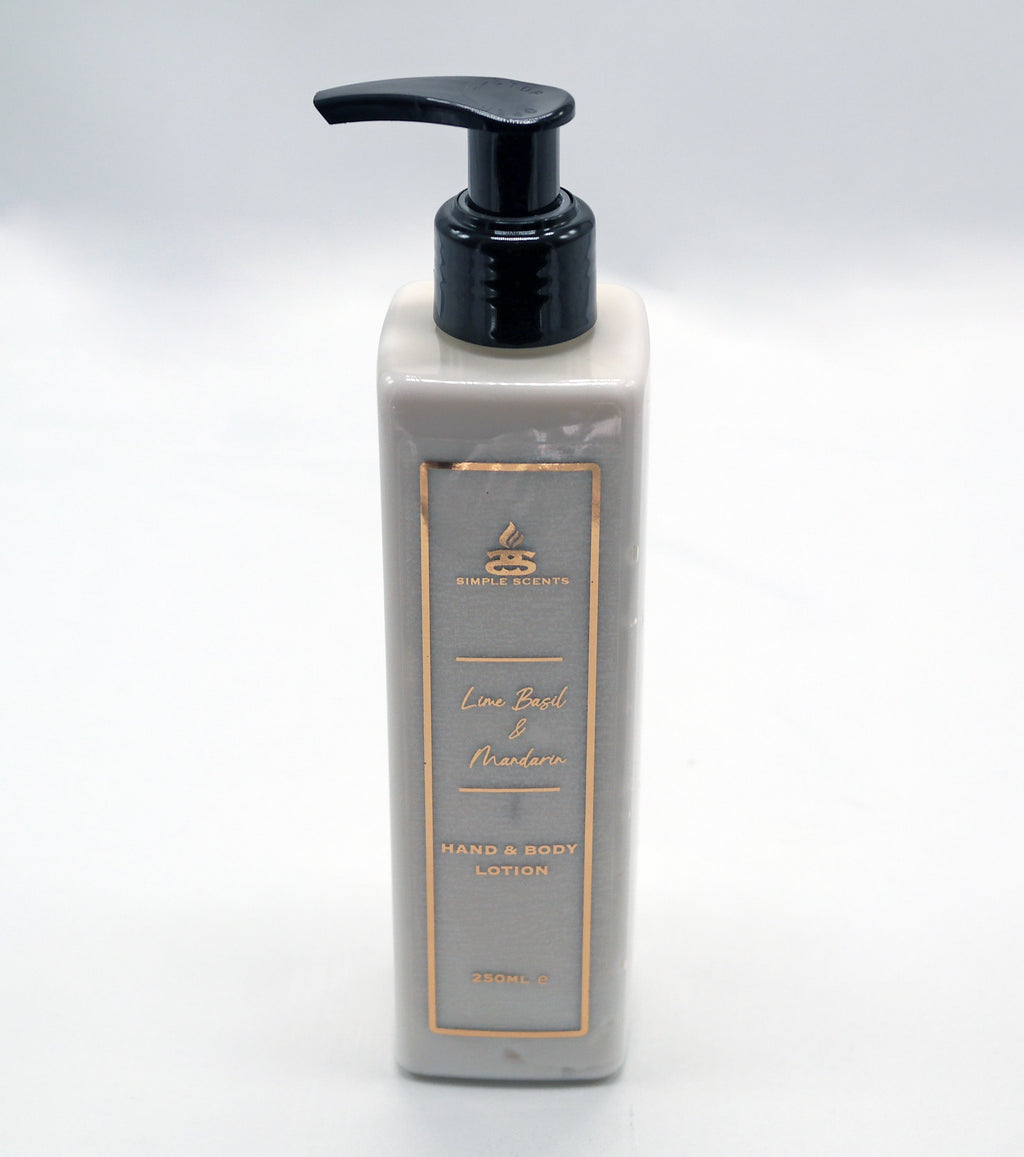 Simple Scents Lime Basil & Mandarin Hand & Body Lotion 250ml