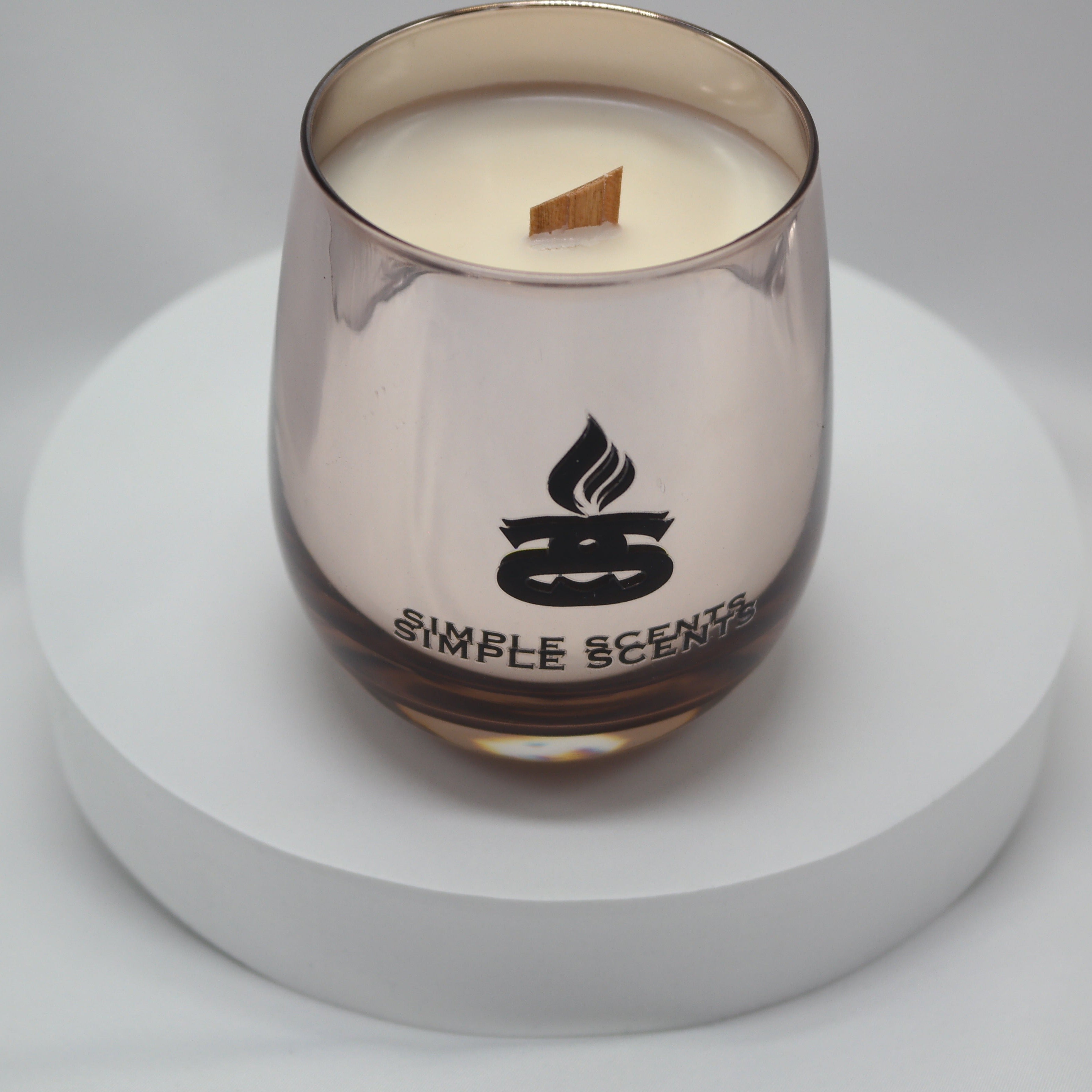 Carme - Simple Scents Luxe Rosé Noir Wooden Wick Soy Candle