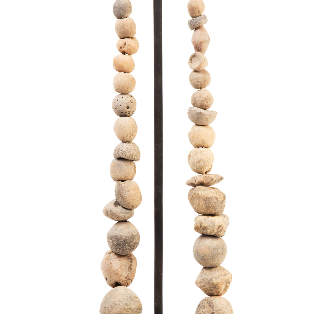 500+ Year old terracotta beads 23A