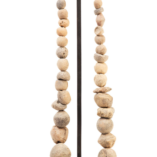 500+ Year old terracotta beads 23A