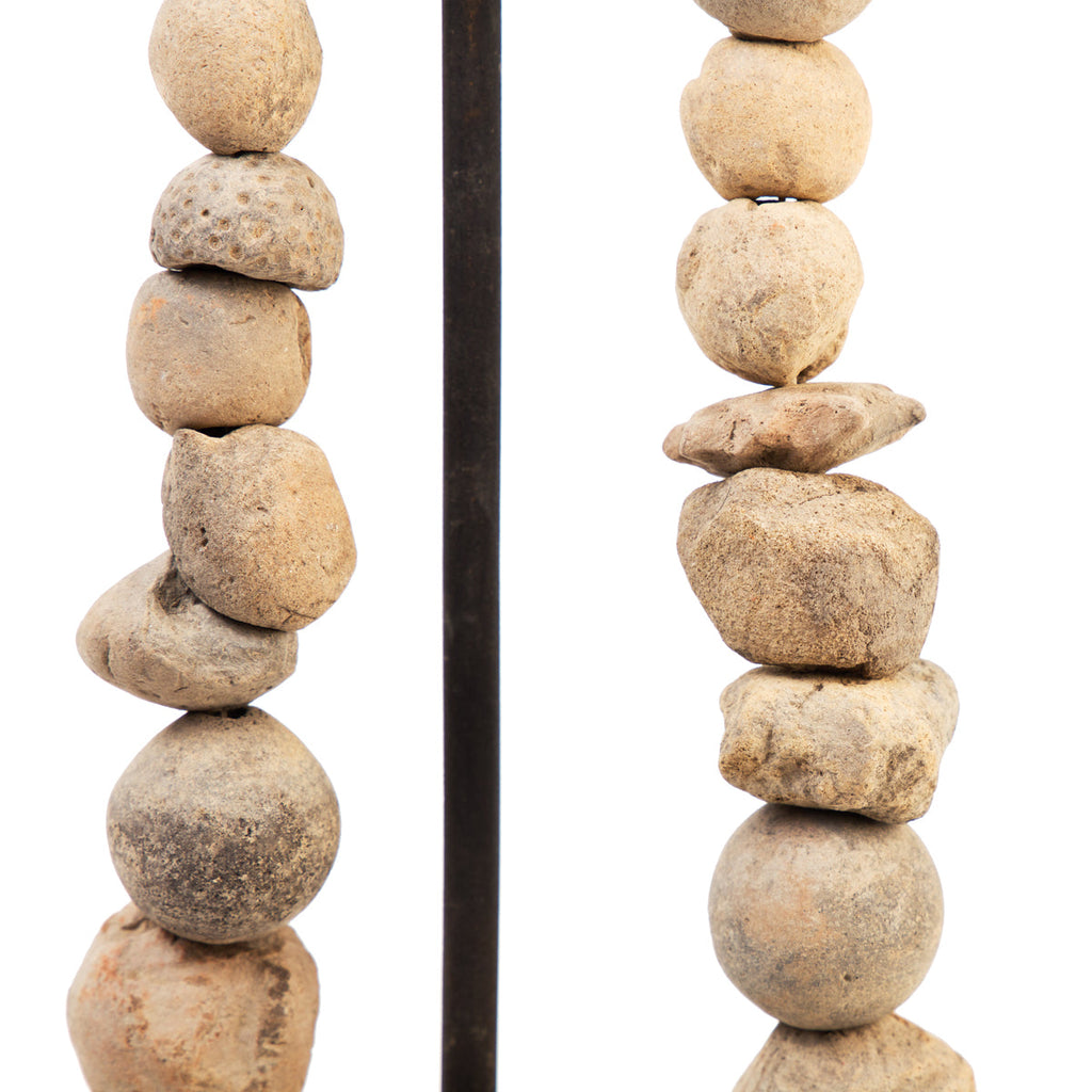 500+ Year old terracotta beads 23B