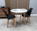 Jamie Lorenzo Halo Round Dining Set of 2