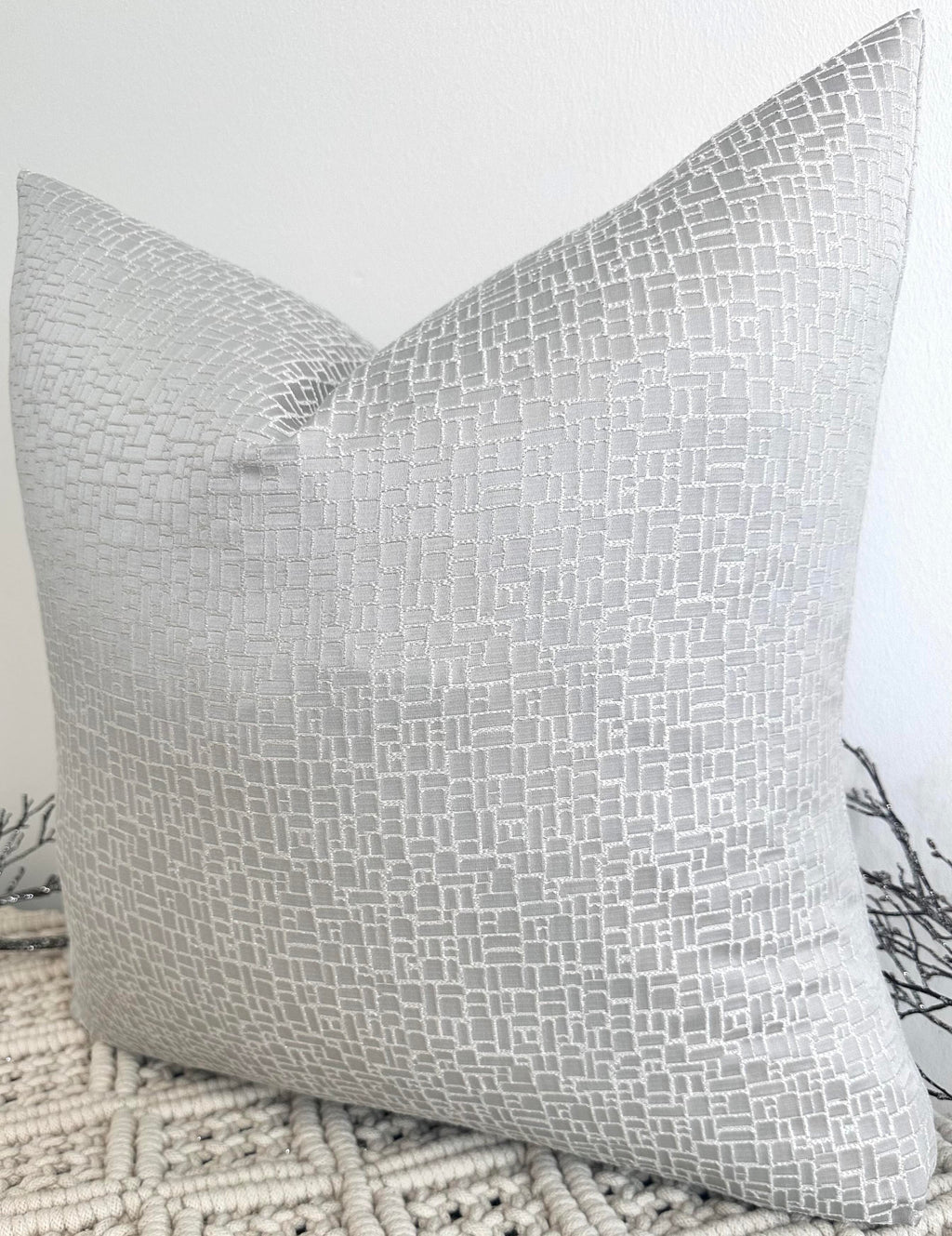 The Couture Cushion - The Silver Zegna - Style No. 132