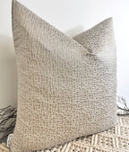 The Couture Cushion - The Taupe Zegna - Style No. 108