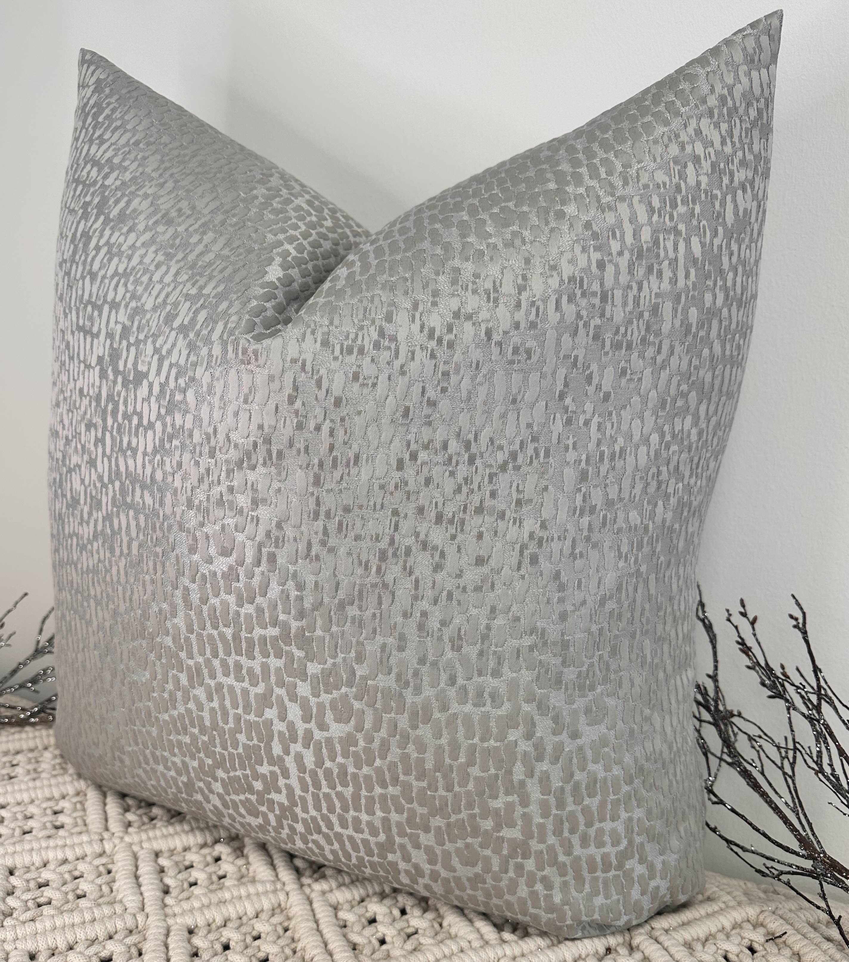 The Couture Cushion - The Silver Carioca - Style No. 212