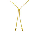 Outlaw Bolo Spike Necklace Gold