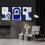 Abstract Art Wall Art | Set of 3 Abstract Wall art Prints