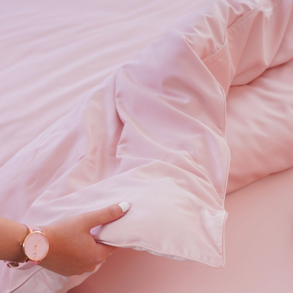 Ackly Bamboo Blush Full Bedding Set