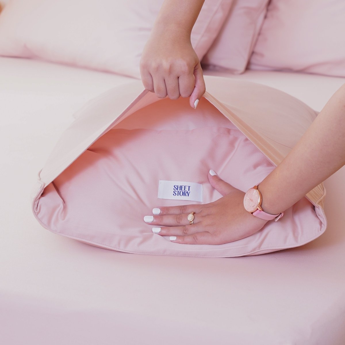 Ackly Bamboo - Blush Pink Pillowcases Pair