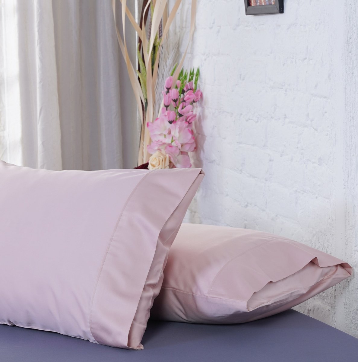Ackly Bamboo - Blush Pink Pillowcases Pair