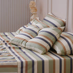 Ackly Bamboo - Harmony Stripe Duvet Cover, Fitted Sheet & Pillowcases Set