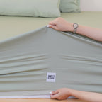 Ackly Bamboo Sage Green Full Bedding Set