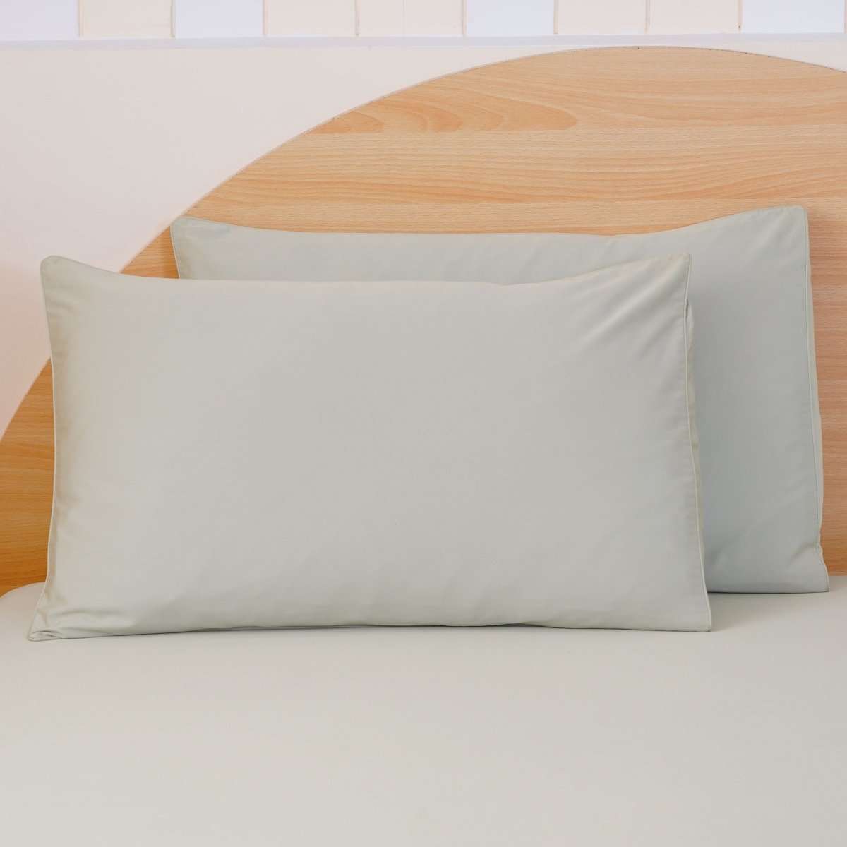 Ackly Bamboo - Sage Green Pillowcases Pair