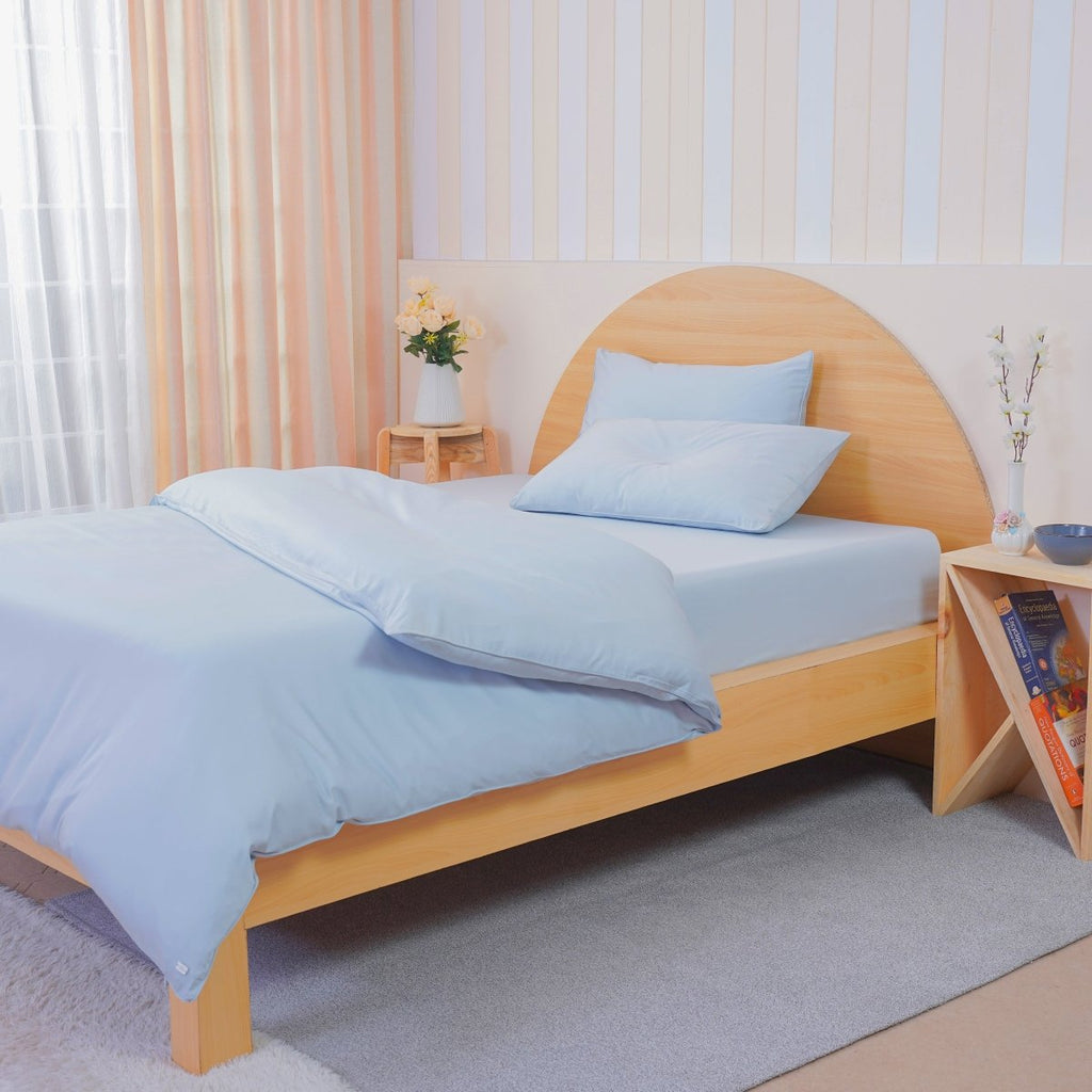 Ackly Bamboo - Sky Blue Duvet Cover