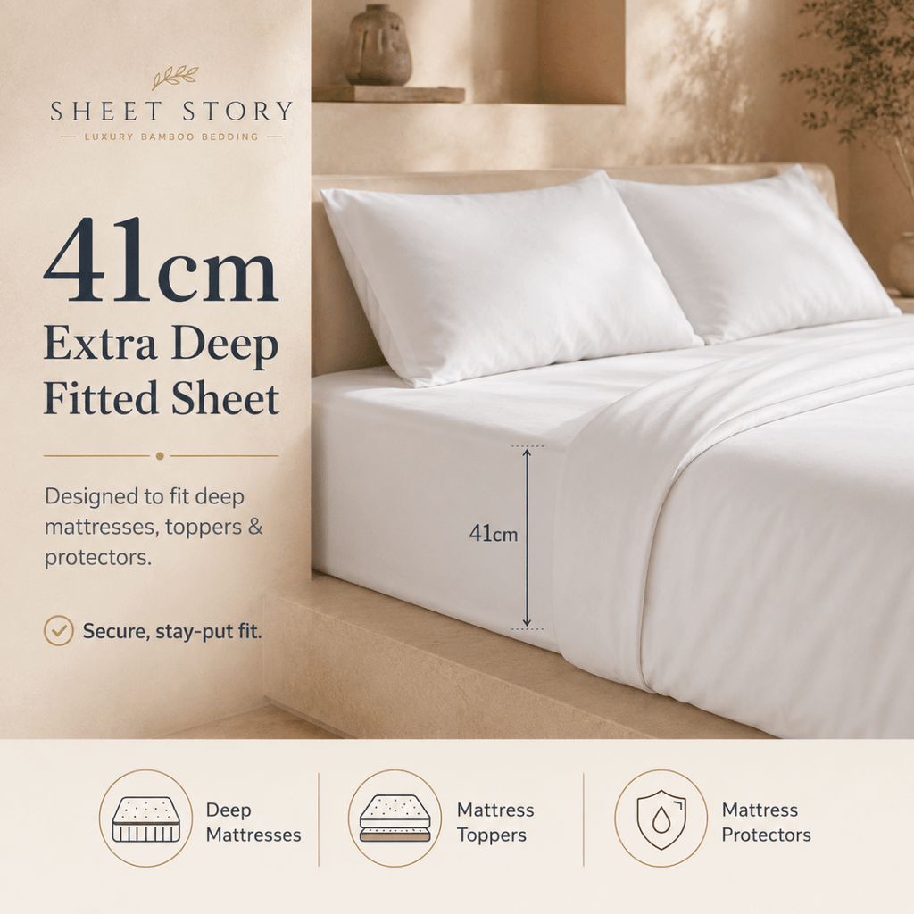 Ackly Bamboo White Full Bedding Set