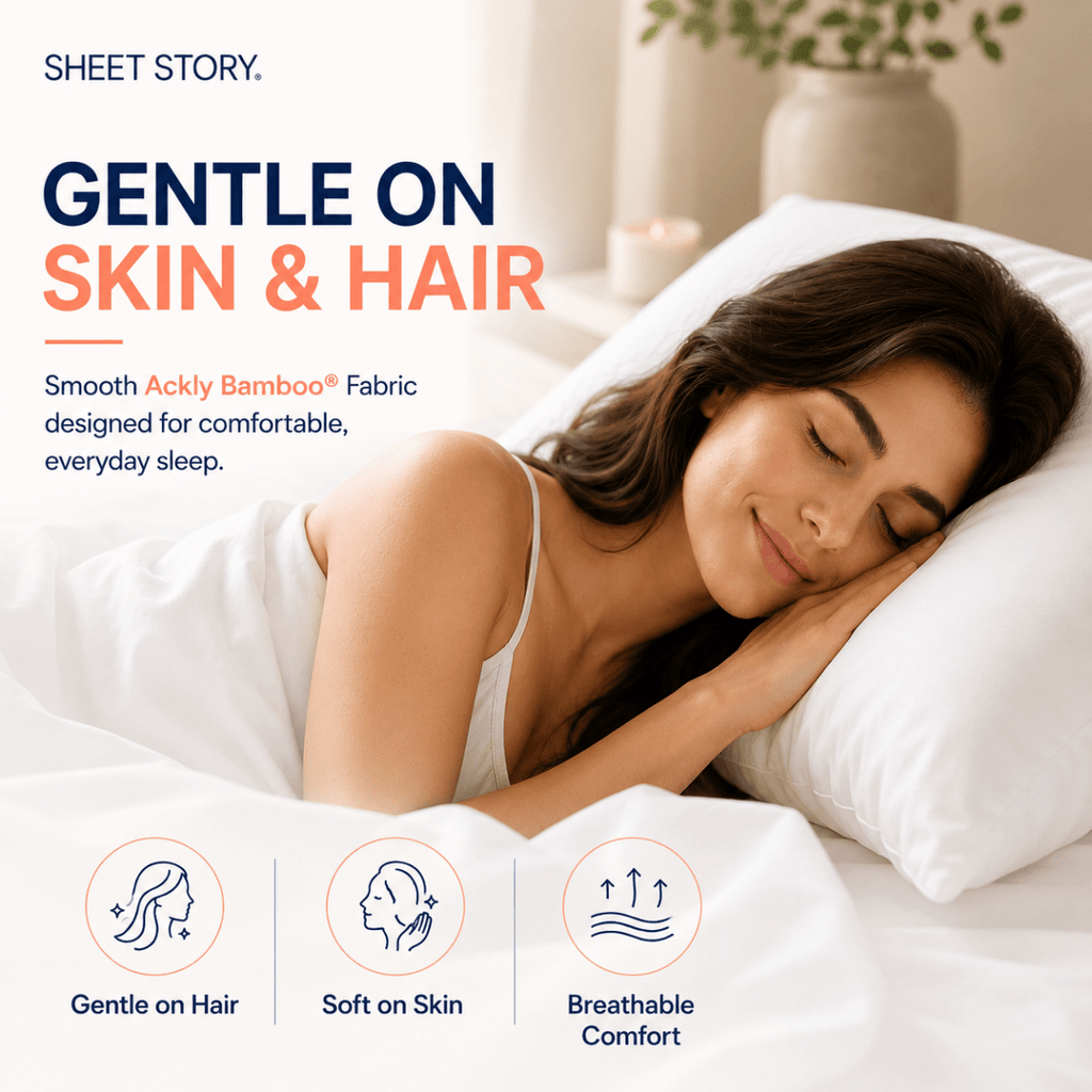Ackly Bamboo - White Fitted Sheet