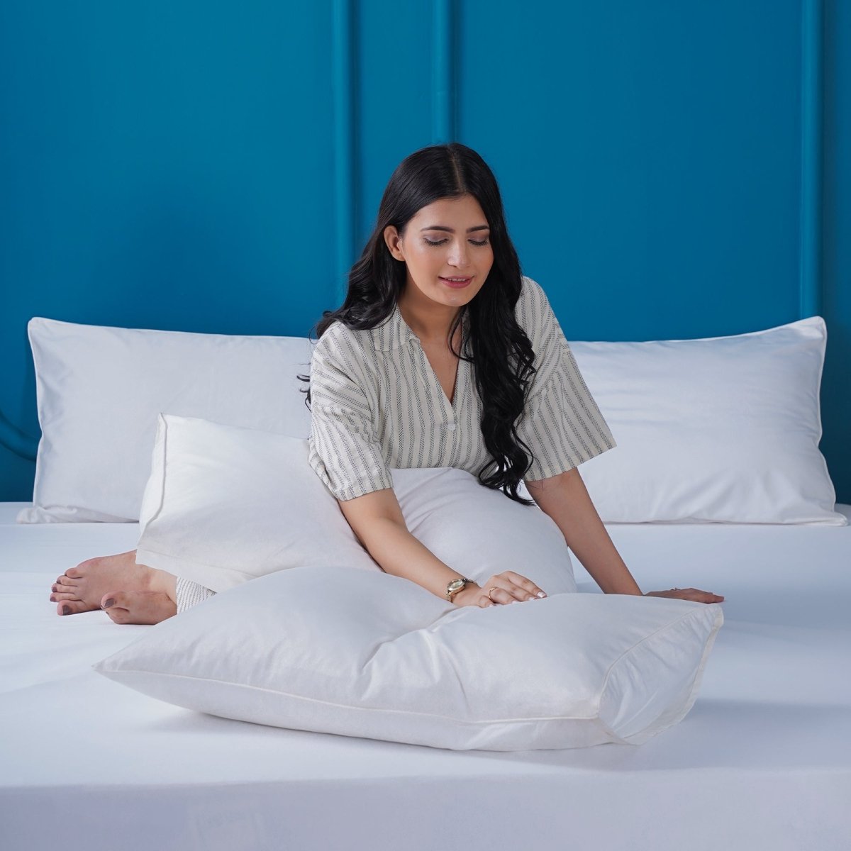 Ackly Bamboo - White Pillowcases Pair
