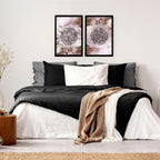 Allahu Akbar in Arabic prints for bedroom | set of 2 wall art prints