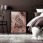 Arabic calligraphy art unique wall art print