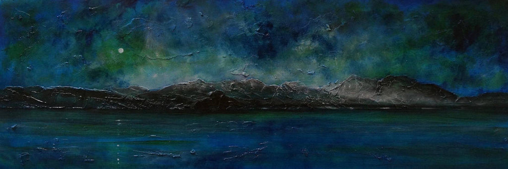 Arran Prussian Twilight | Statement Interior Wall Art from Scotland