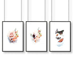 Art for a living room | set of 3 wall art prints