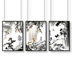 Art Living Room Wall | Set of 3 wall art prints