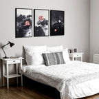 Art Modern Prints | Set of 3 Asian Inspired Wall art Prints